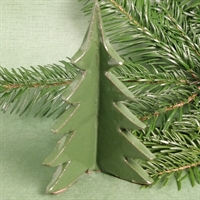 grønglaseret keramik juletræ dansk julepynt